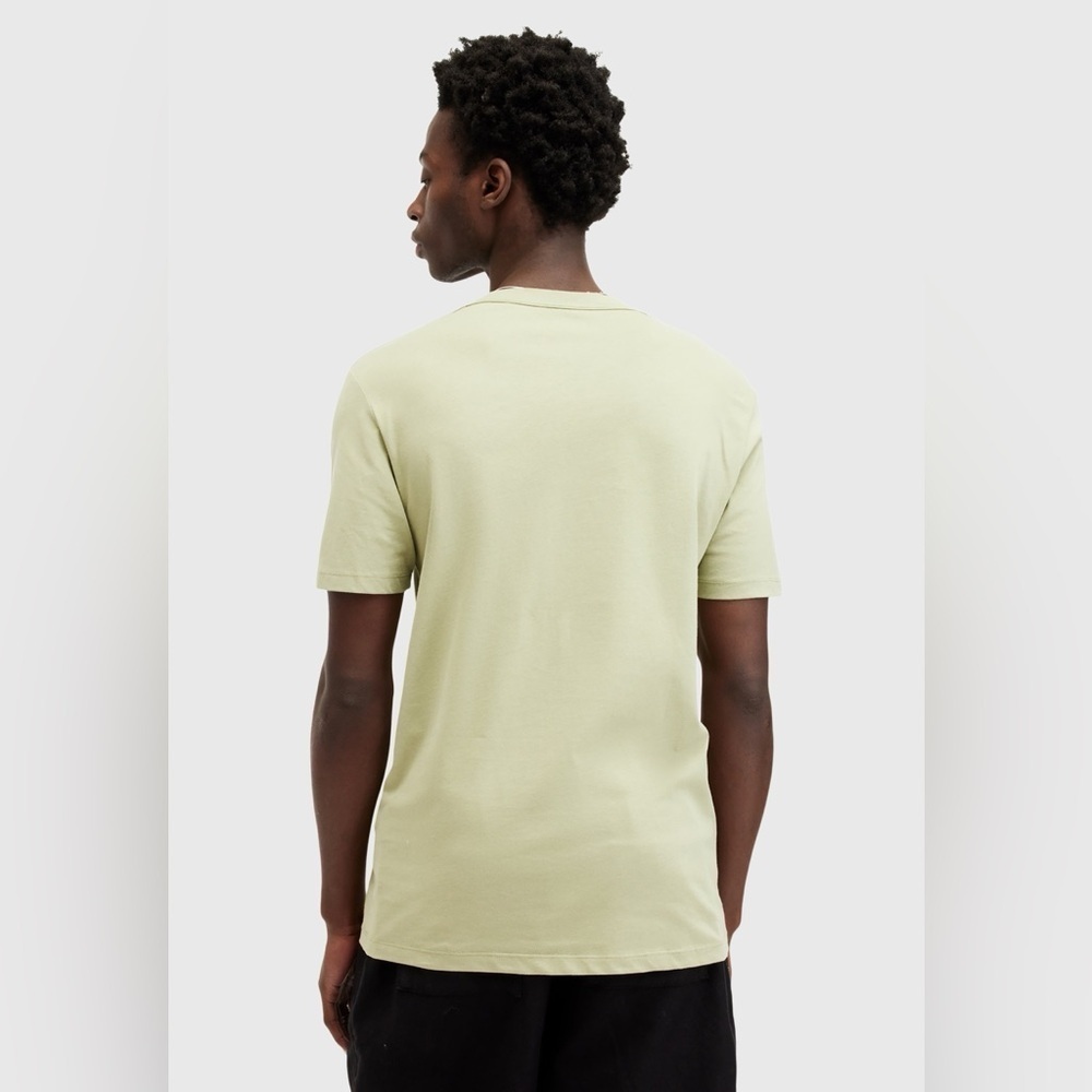 Gently Used- All Saints Yellow Slim Fit Short Sleeve Tee Size M - Picture 2 of 8
